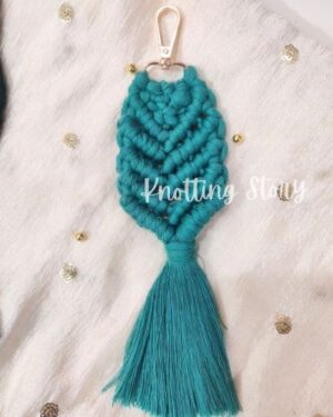 Macrame Lanyard Keychain