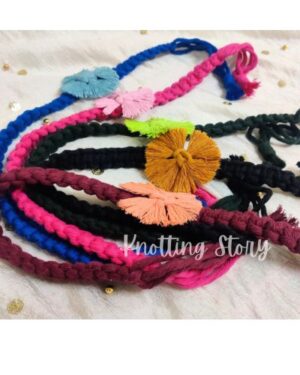 Macrame Flower Headbands