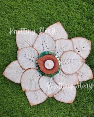 Macrame Flower Planet