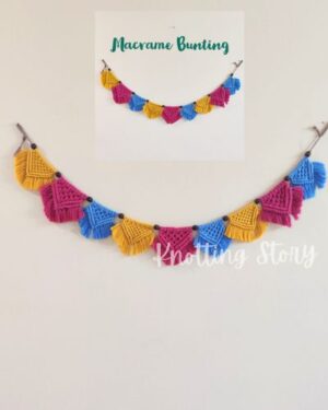 Macrame Tri Color Bunting