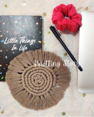 Macrame Round Coaster