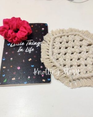 Macrame Hexagon Coaster