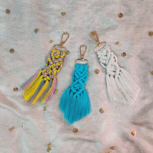 Macrame Boho Keychains - Image 4
