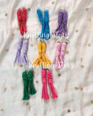 Macrame Tassel Earrings